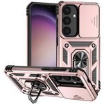 Samsung Galaxy S25, OTT! Camshield Armor telefontok, Műanyag, Szilikon betétes, Kameravédelem, Be... fotó