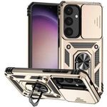 Samsung Galaxy S25, OTT! Camshield Armor telefontok, Műanyag, Szilikon betétes, Kameravédelem, Be... fotó