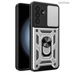 Samsung Galaxy A36 (SM-A366), OTT! Camshield Armor telefontok, Műanyag, Szilikon betétes, Ütésáll... fotó