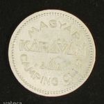 Magyar karaván kemping klub/OTP alu érem 1977 fotó