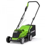 Fűnyíró fűgyűjtős, akkumulátoros Greenworks GD24LM33 24v, 33 cm, akku- és töltő nélkül 2516107-GW fotó