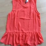 H&M neon pink ujjatlan peplum tunika 36 fotó