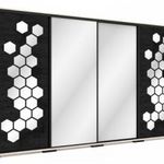 Honey tükrös tolóajtós gardróbszekrény 318 cm - DVNY81458 fotó