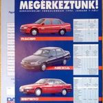Daewoo 1994-es magyar prospektus, ritka! fotó