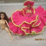 Kötött ruhás barbie baba , akár 1FT-ért! fotó