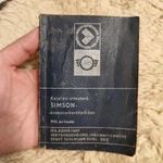 Kezelési utasítás Simson motorokhoz 1972 fotó