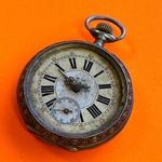 ZSEBÓRA mechanikus, kézifelhúzós 50mm-es tokkal --- Mozgatásra jár pár másodpercet, majd megáll fotó