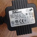 Hálózati dugasz AC-AC váltakozó áramú adapter tápegység 24V valódi transzformátor trafó +lámpa fűzér fotó