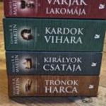 George R. R. Martin : A tűz és jég dala 1-5 ig Trónok harca könyvek fotó