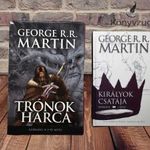 George R. R. Martin - Trónok harca képregény I-IV. díszdobozban + A királyok csatája I. fotó