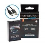 PATONA Platinum akkumulátor USB-C bemenettel Olympus BLS5 BLS-5 E-P3 E-PL2 PEN E-PL3 E-PM1 számára fotó