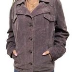 OUTFIT lila modern bordázott anyagú 46/48 csinos KORD KABÁT i47 fotó