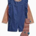 NEXT sötétkék (farmer) playsuit 5-6 év fotó