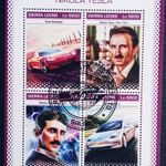 SIERRA LEONE 2018 Nikola Tesla BLOKK fotó