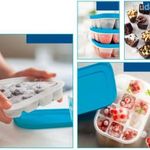 Új Tupperware Fagyasztó Társ Jégkocka készítő 2db kék fotó