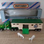 MATCHBOX CONVOY CY6 KENWORTH HORSE TRANSPORTER fotó