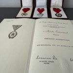 MUNKA ÉRDEMREND KITÜNTETÉSEK + ADOMÁNYOZÓ OKIRAT! LOSONCI PÁL ALÁÍRÁSÁVAL!!! fotó