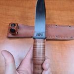 Ka-Bar Mark I harci kés bőr tokkal fotó