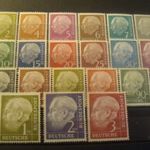Német használatlan** sor 1954 MI 177-196 kat.ár 300 euro fotó