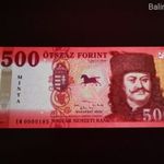 500 forint 2022 Unc minta 185-ös sorszámú bankjegy fotó