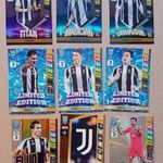 27 darab Juventus focis kártya, Limited Edition, XXL Panini FIFA 365: 2024-2025. Adrenalyn XL fotó