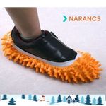 Padlótisztító, felmosó papucs, mop papucs #Narancssárga fotó