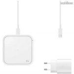 SAMSUNG QI Wireless hálózati töltő állomás vezeték nélküli töltéshez töltőfejjel - FEHÉR - Type-C... fotó