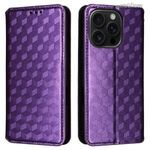 Apple iPhone 16 Pro, Telefontok, Notesz, Asztali tartó, Oldalra nyíló, Bankkártyatartó, 3D rombus... fotó