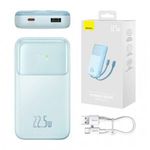 Baseus Comet Powerbank USB-ről USB-C kábelre, 10000mAh, 22.5W (kék) fotó