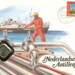 Holland Antillák Érmés boríték bélyeggel. fotó