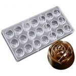 Polikarbonát bonbon forma-rózsa fotó