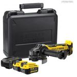 18V/2x4.0Ah FATMAX V20 akkus sarokcsiszoló 125mm, kofferben (STANLEY SFMCG700M2K-QW) fotó