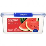 Sistema 881830 Klip It Plus Műanyag ételtároló 3, 35L - Kék / átlátszó (881830) fotó