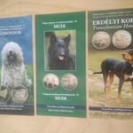 Magyar pásztor- és vadászkutya fajták sorozat prospektusai, 2. Komondor, IV. Mudi V. Erdélyi kopó fotó