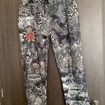 MOLETTI ÚJ! ITALY LEOPÁRD DESIGNER EXTRA RUGALMAS EGYEDI NADRÁG 52-54 fotó