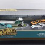 Hot Wheels. Premium. Diorama. Fleet Street. Subaru, Nissan, Datsun. fotó