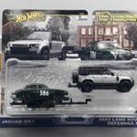 Hot Wheels. Team Transport. Jaguar MK 1 & 2023 Land Rover Defender 110. fotó