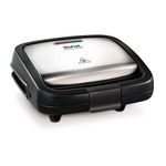 Tefal SM193D34 Crock Time inox-fekete grill/panini - szendvicssütő fotó