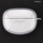 Szilikon védő tok Bose Ultra Open Earbuds TWS fülhallgató-hoz, Karabiner, Töltőnyílás, Átlátszó fotó