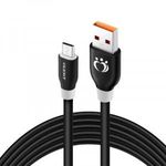 Olesit Adat- és Töltőkábel K195, 300 cm, MicroUSB/USB csatlakozó, 2.4A gyorstöltés, fekete fotó
