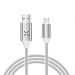 Adat- és Töltőkábel DC09, MicroUSB/USB csatlakozó, hangra bekapcsoló villogó fény, 2A gyorstöltés... fotó