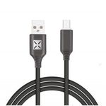 Adat- és Töltőkábel DC09, MicroUSB/USB csatlakozó, hangra bekapcsoló villogó fény, 2A gyorstöltés... fotó