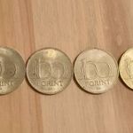 1993-1996. 100 Forint (4db különböző év) aUNC-XF, 1 Ft-ról! fotó