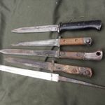 4db. bajonett maradvány és 1 kardpenge Mauser Mannlicher VZ24 1ft nincs minimálár fotó