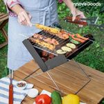Mini összecsukható, hordozható grillsütő faszénhez Foldecue InnovaGoods fotó