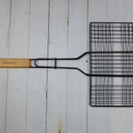 CHEFMATE zárható forgatható grillrács 22 x 34cm fotó