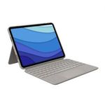 Logitech 920-010172 Combo Touch iPad Pro 11" 1/2/3/4 gen homok billentyűzetes tablet tok fotó