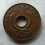 EAST AFRICA 5 CENTS, 1933. 1 DB. fotó