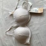 " Fehér csipkés push up medium lift H&M női melltartó 80B " fotó