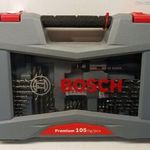 Vadonatúj BOSCH X-Line Premium 105 részes fúró csavarozó bit készlet 2608P00236 fúrószár csavarhúzó fotó